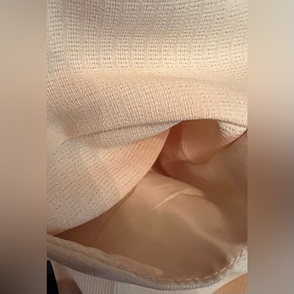 3pc light yellow suit with embellishment on front of jacket and sleeves. - Picture 10 of 13